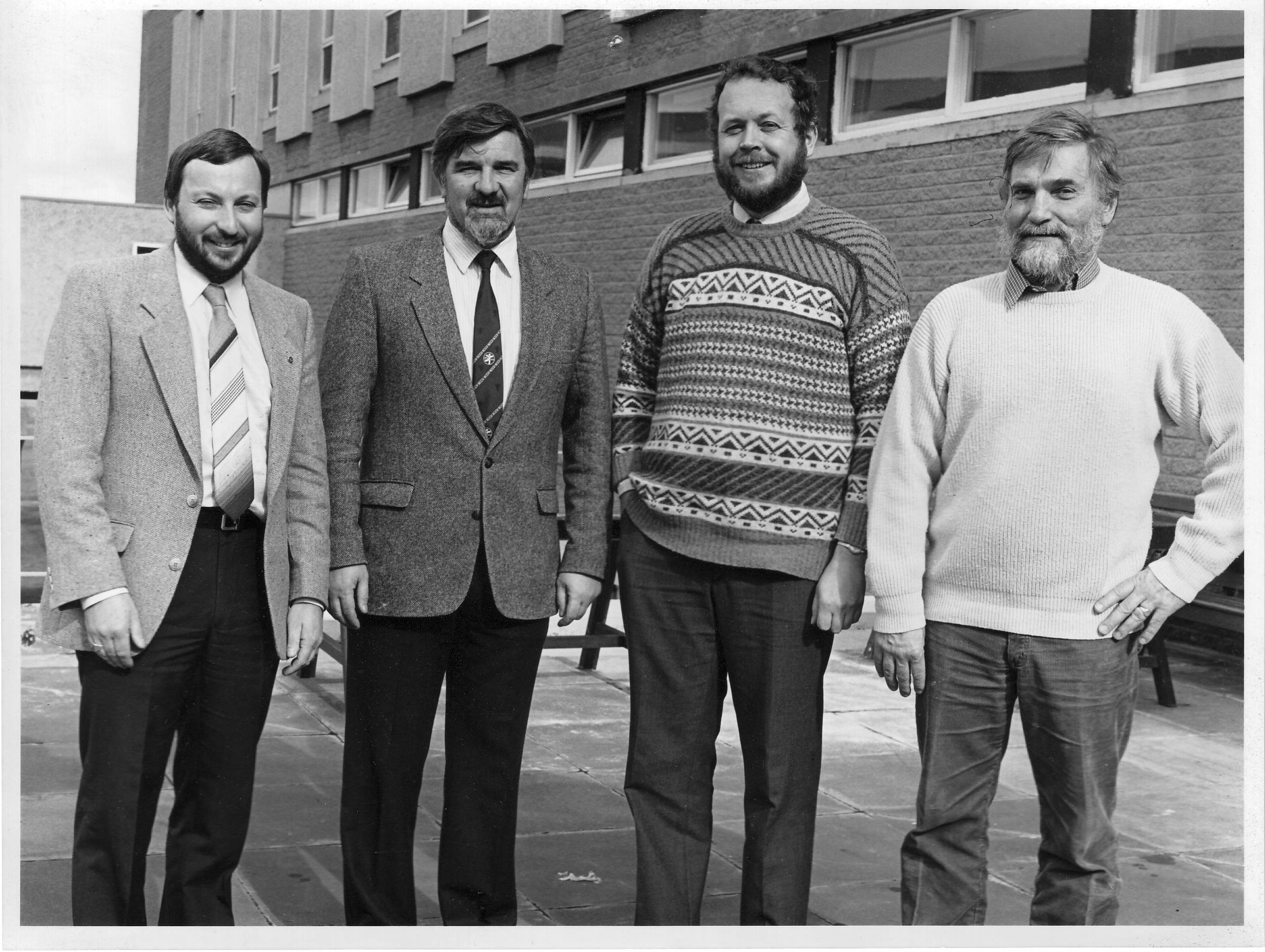 John Rosenberg, Ron Morrison, Roy Campbell, Graham Pratten (ICL)